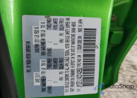 2012 Mazda Mazda2 z USA, uszkodzony, nr VIN JM1DE1LY4C0142852